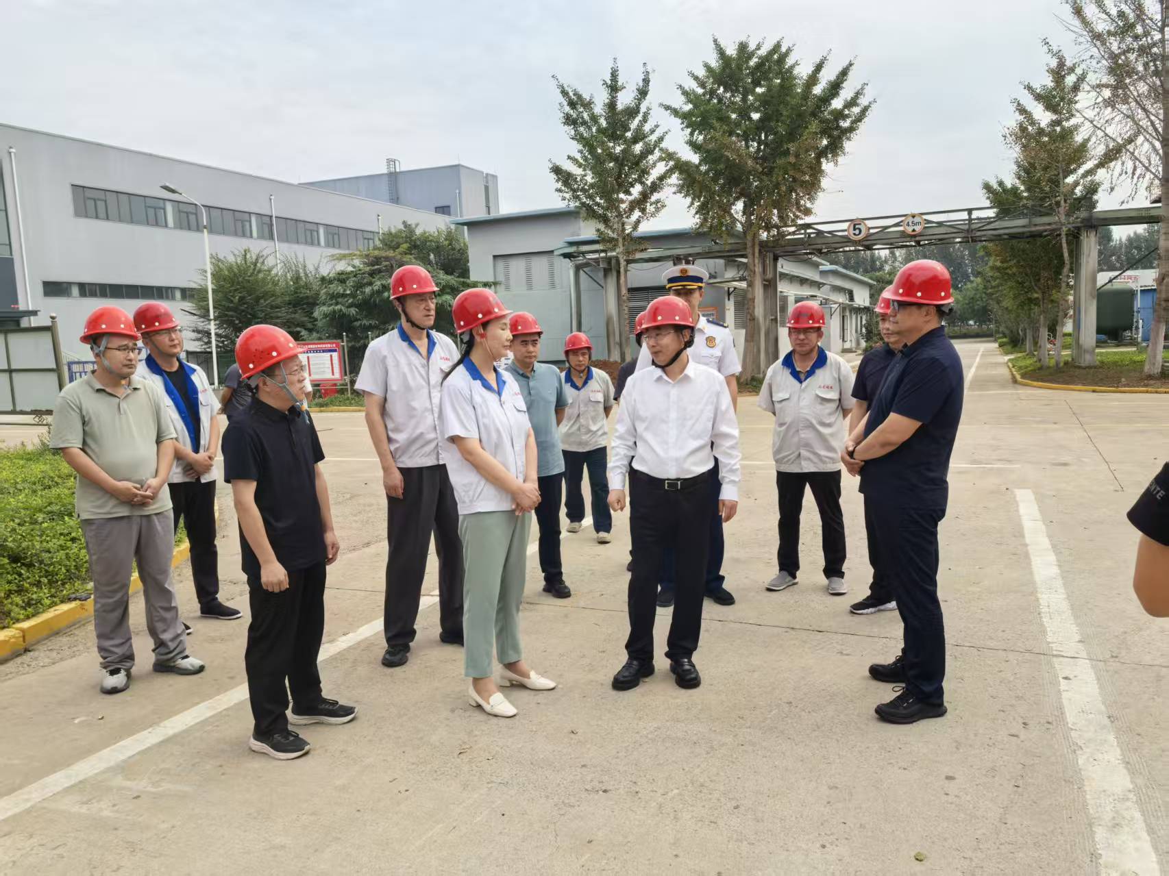 縣委書記在國慶、中秋雙節(jié)期間到公司調(diào)研